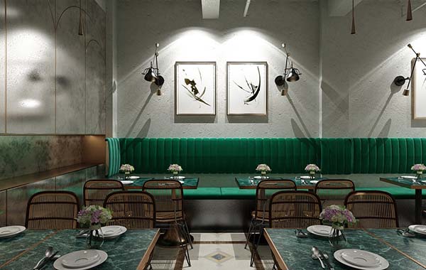 時尚小型網紅酒吧裝修效果圖